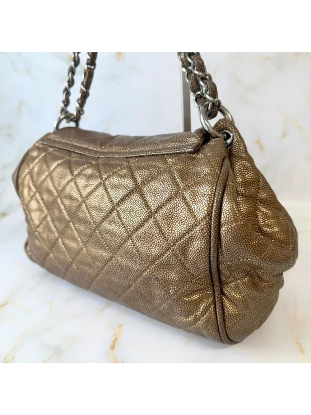Chanel Quilted CC Logo Chain Shoulder